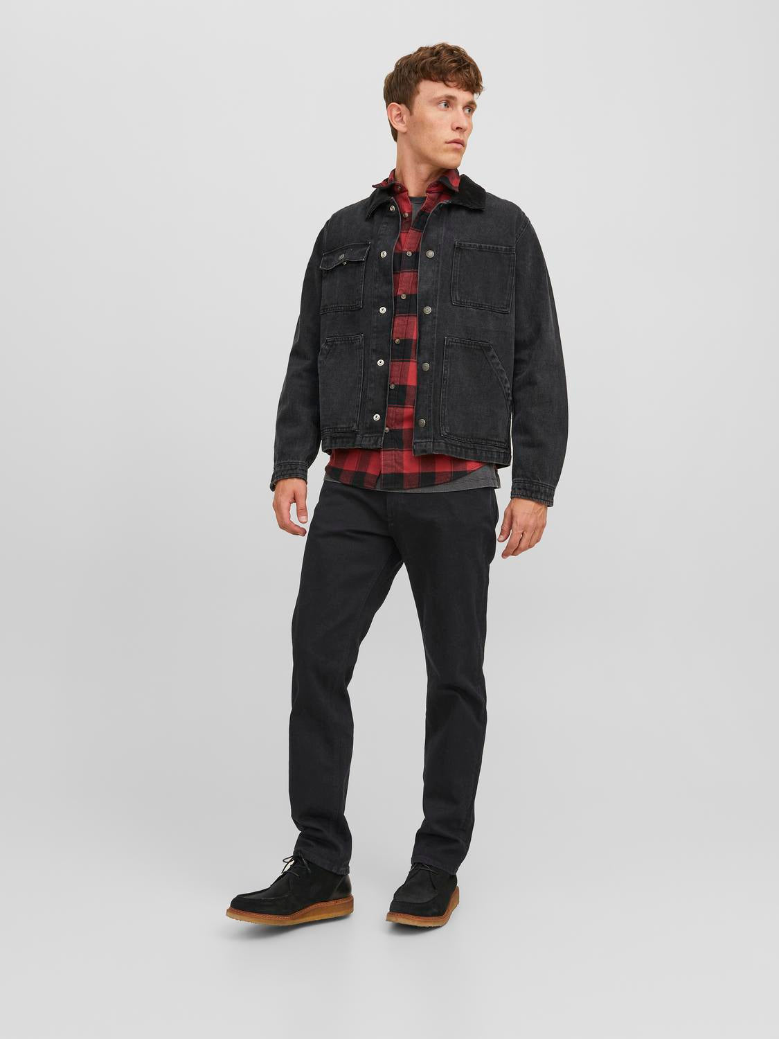 JJICLARK Jeans - Black Denim